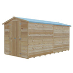 Shire Garden Value Overlap 10 x 8 Apex Shed (With or Without Windows) - Garden Life Stores