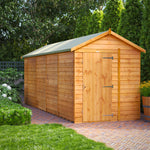 Power Overlap Apex Shed 18x6 ft