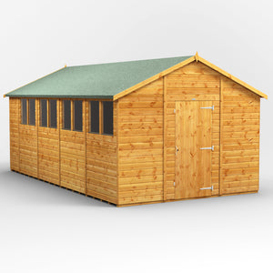 Power Apex Shed 18x10 ft
