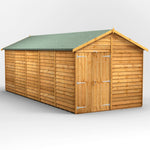 Power Overlap Apex Shed 20x8 ft