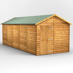 Power Overlap Apex Shed 20x8 ft