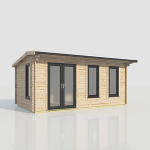 Power 20x12 ft Apex Log Cabin 44mm