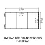 Shire Garden Value Overlap 10 x 8 Apex Shed (With or Without Windows) - Garden Life Stores