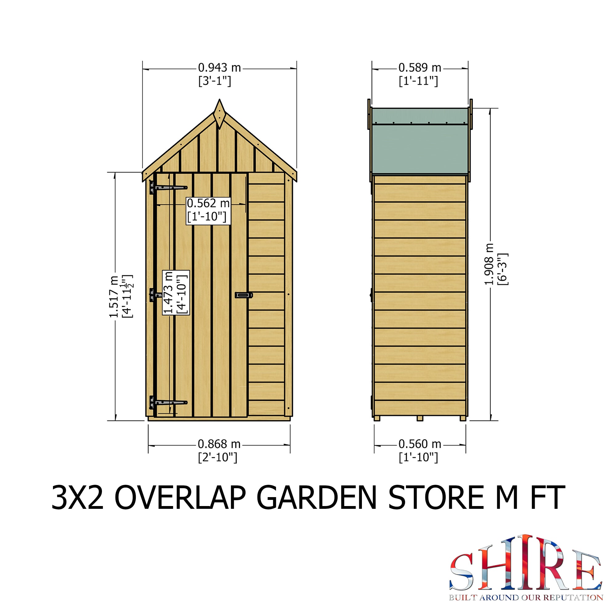 Shire Tool Store Overlap 3x2
