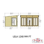 Shire Lela Summerhouse 12x8