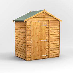 Power Overlap Apex Shed 4x6 ft