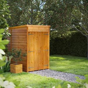 Power Overlap Pent Shed 4x6 ft