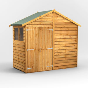 Power Overlap Apex Shed 4x8 ft