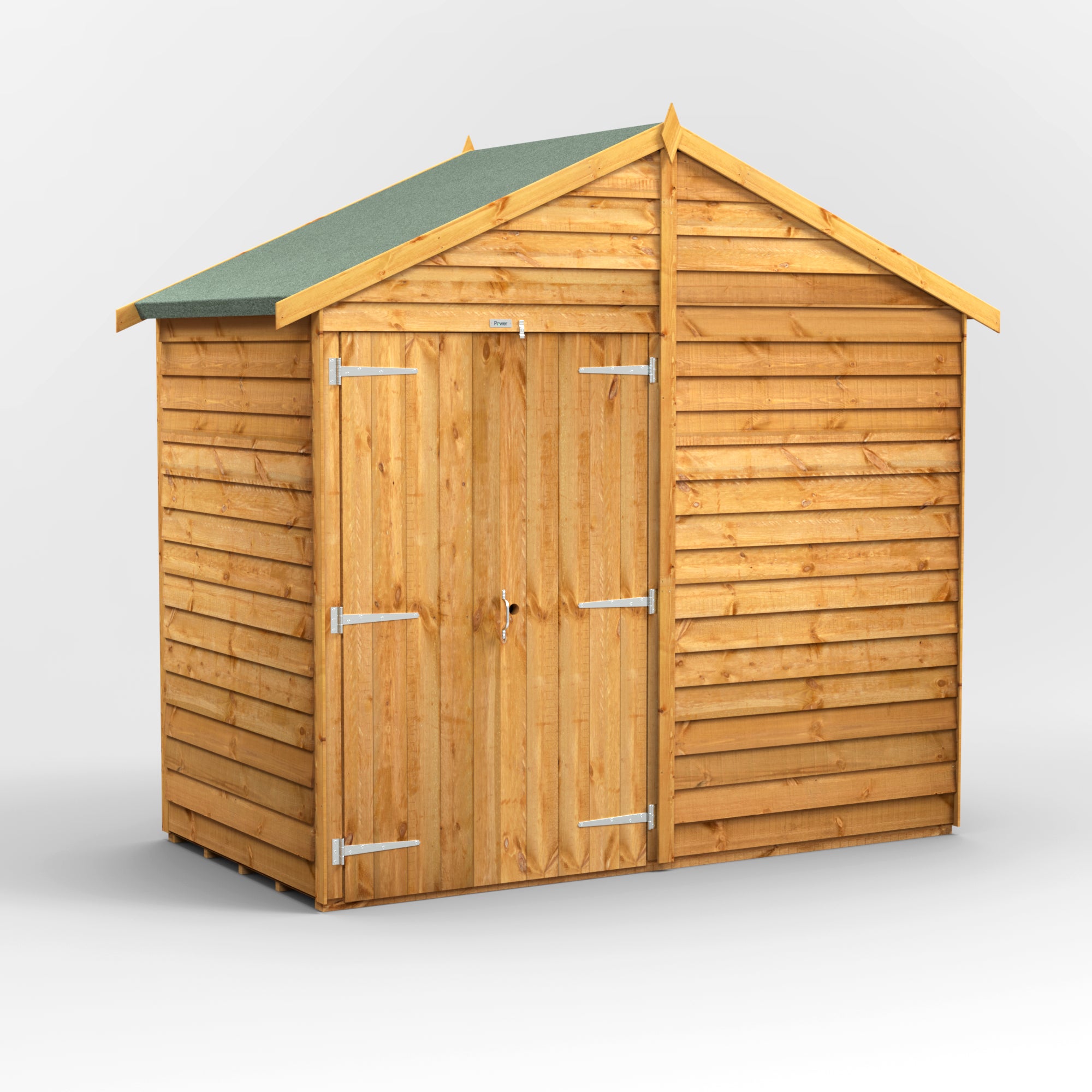 Power Overlap Apex Shed 4x8 ft