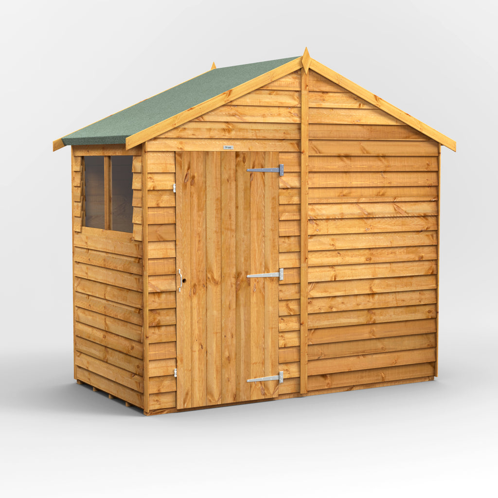 Power Overlap Apex Shed 4x8 ft