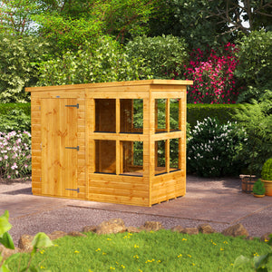 Power Pent Potting Shed 4x8 ft