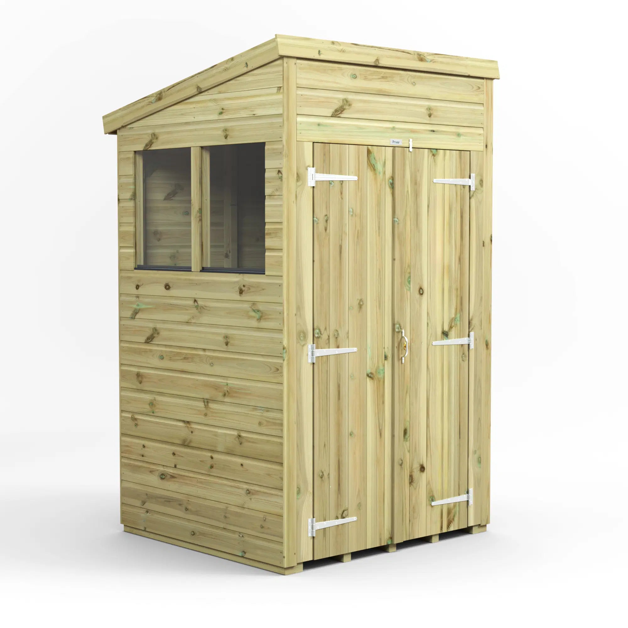 Power Pressure Treated Premium Pent Shed 4ft