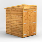 Power Overlap Pent Shed 4x6 ft