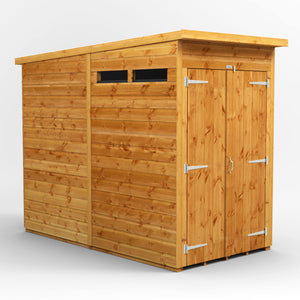 Power Pent Security Garden Shed 4x8 ft