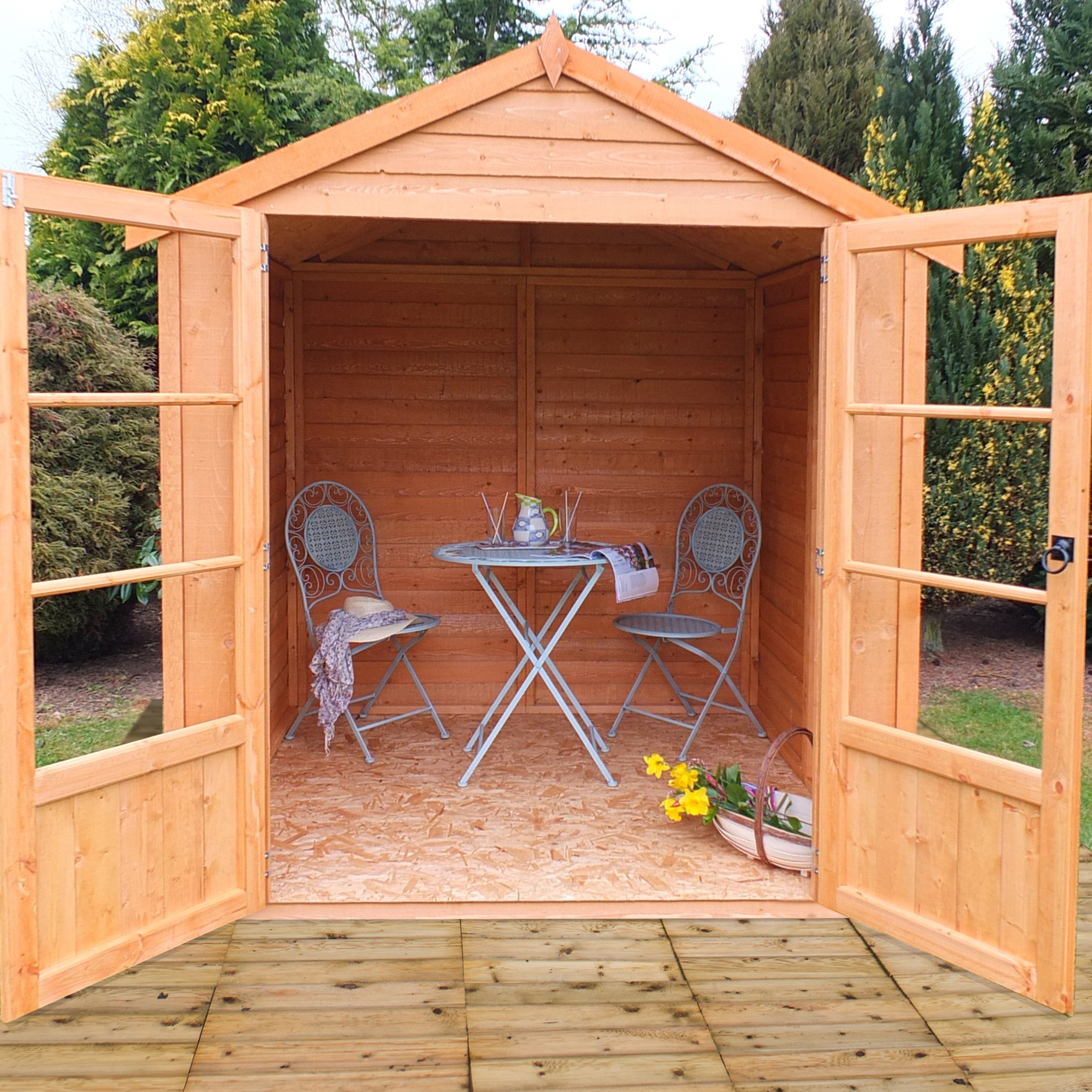 Shire Oatland Overlap Summerhouse 6x6 - Garden Life Stores. 