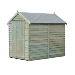 Shire Wooden Pressure Treated Super Value Overlap Single Door 6x4 Garden Life Stores