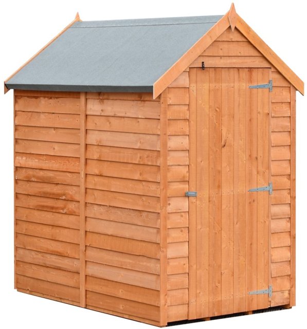 Shire Wooden Pressure Treated Super Value Overlap Single Door 6x4 Garden Life Stores