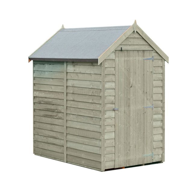 Shire Wooden Pressure Treated Super Value Overlap Single Door 6x4 Garden Life Stores