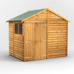 Power Overlap Apex Shed 6x8 ft