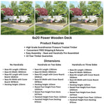 Power 6ft Wooden Decking Kits