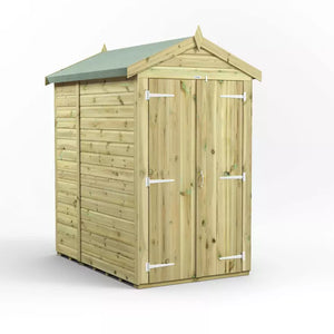 Power Pressure Treated Premium Apex Shed 6ft