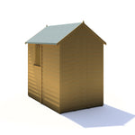 Shire Overlap Dipped Apex Wooden Garden Shed With Window 6x4 - Garden Life Stores. 