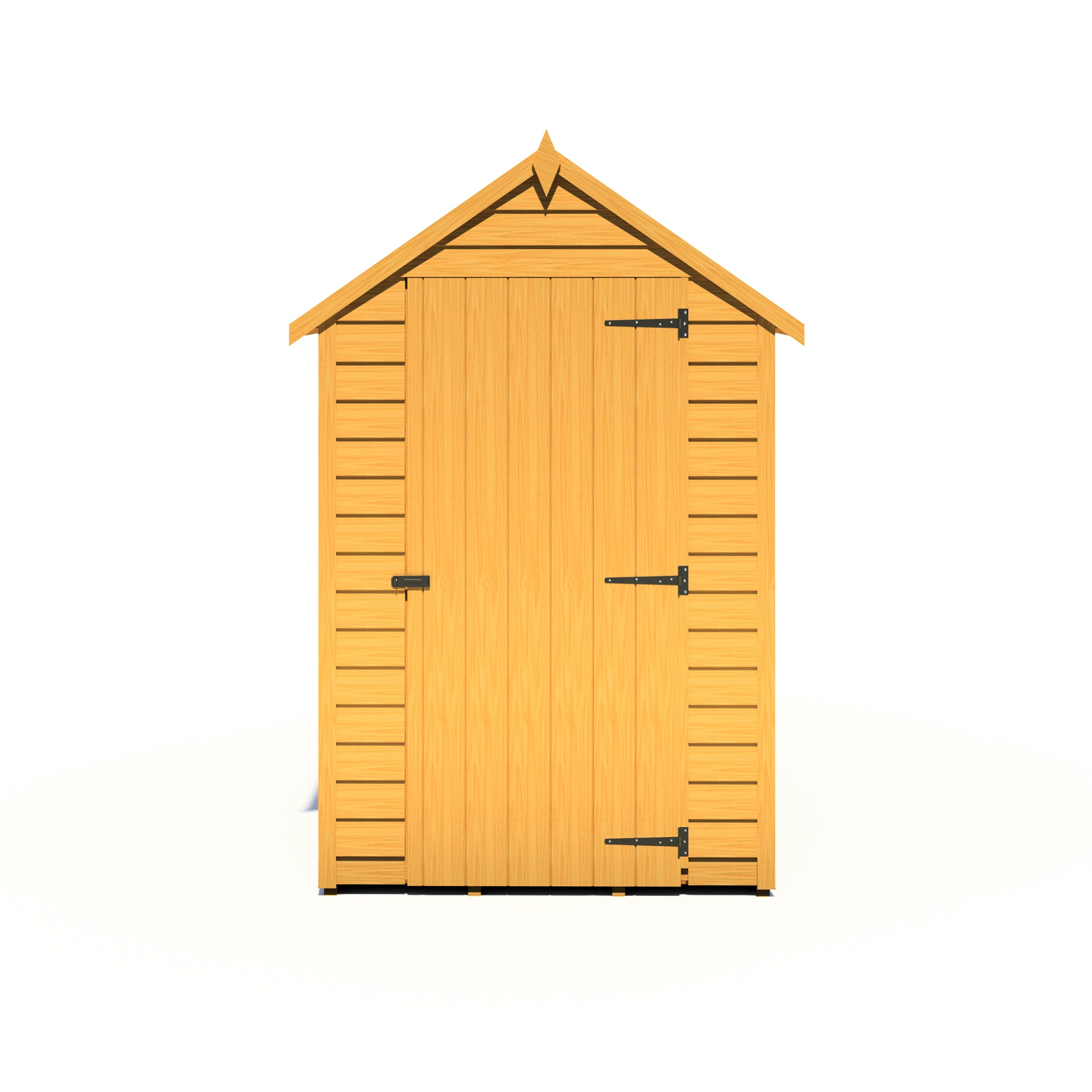 Shire Overlap Dipped Apex Wooden Garden Shed With Window 6x4 - Garden Life Stores. 