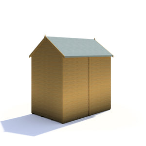 Shire Overlap Dipped Apex Wooden Garden Shed With Window 6x4 - Garden Life Stores. 