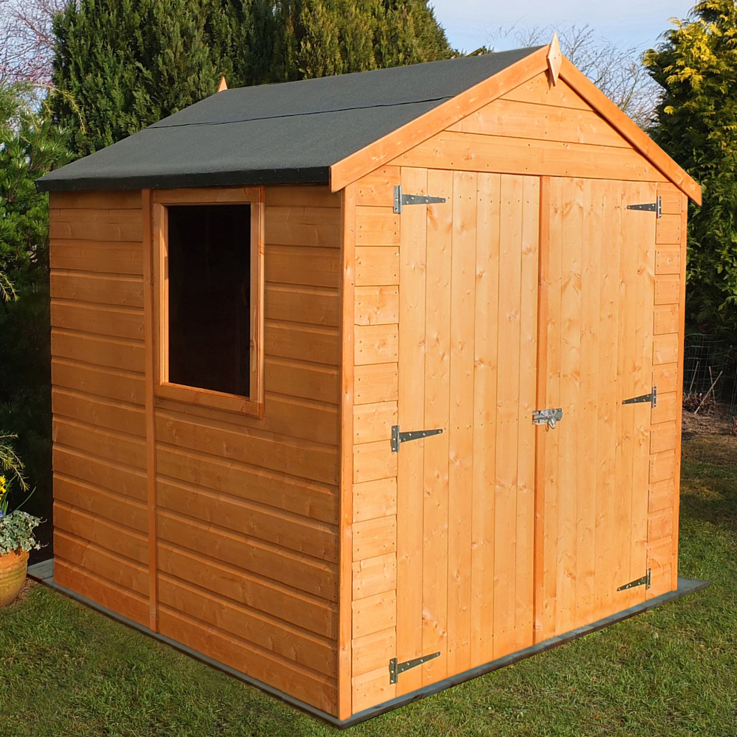 Shire Arran Shed Double Door 6x6