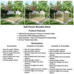 Power 6ft Wooden Decking Kits