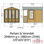 Shire Parham with Verandah Summerhouse 7x7