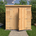 Shire 7x5 Shiplap Pent Shed with Double Doors – Garden Life Stores