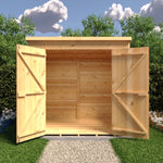 Shire 7x5 Shiplap Pent Shed with Double Doors – Garden Life Stores