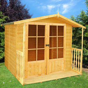 Shire Alnwick Summerhouse 7x7 - Garden Life Stores. 