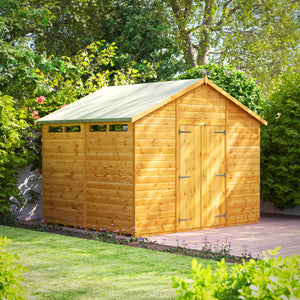 Power Apex Security Garden Shed 8x10 ft