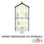 Shire Hemsby Wooden Greenhouse 4x4