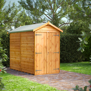 Power Overlap Apex Shed 8x4 ft