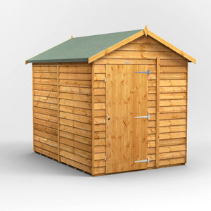 Power Overlap Apex Shed 8x6 ft