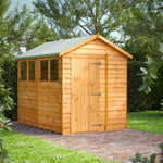 Power Overlap Apex Shed 8x6 ft
