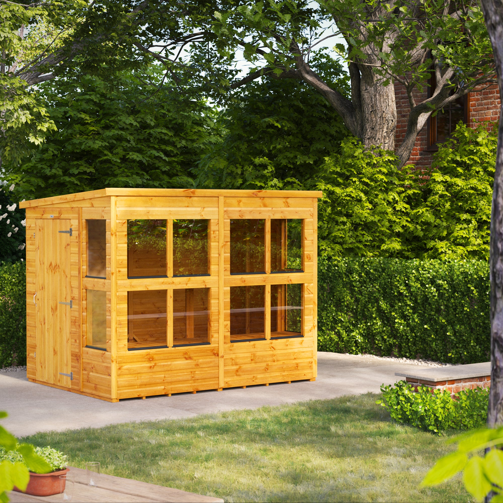 Power Pent Potting Shed 8x6 ft