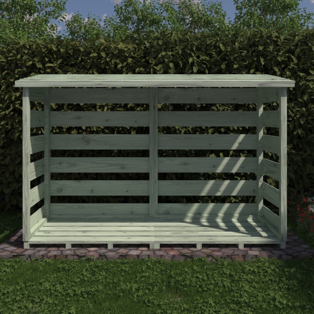 Shire Large 6x3 Log Store – Heavy-Duty Wooden Firewood Storage | Garden Life Stores