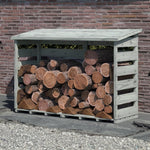 Shire Large 6x3 Log Store – Heavy-Duty Wooden Firewood Storage | Garden Life Stores