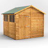 Power Overlap Apex Shed 8x8 ft