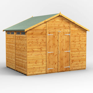 Power Apex Security Garden Shed 8x10 ft