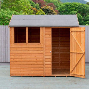 Shire Garden Value Overlap Reverse Apex Shed (Available in 6x4 & 6x8) – Garden Life Stores