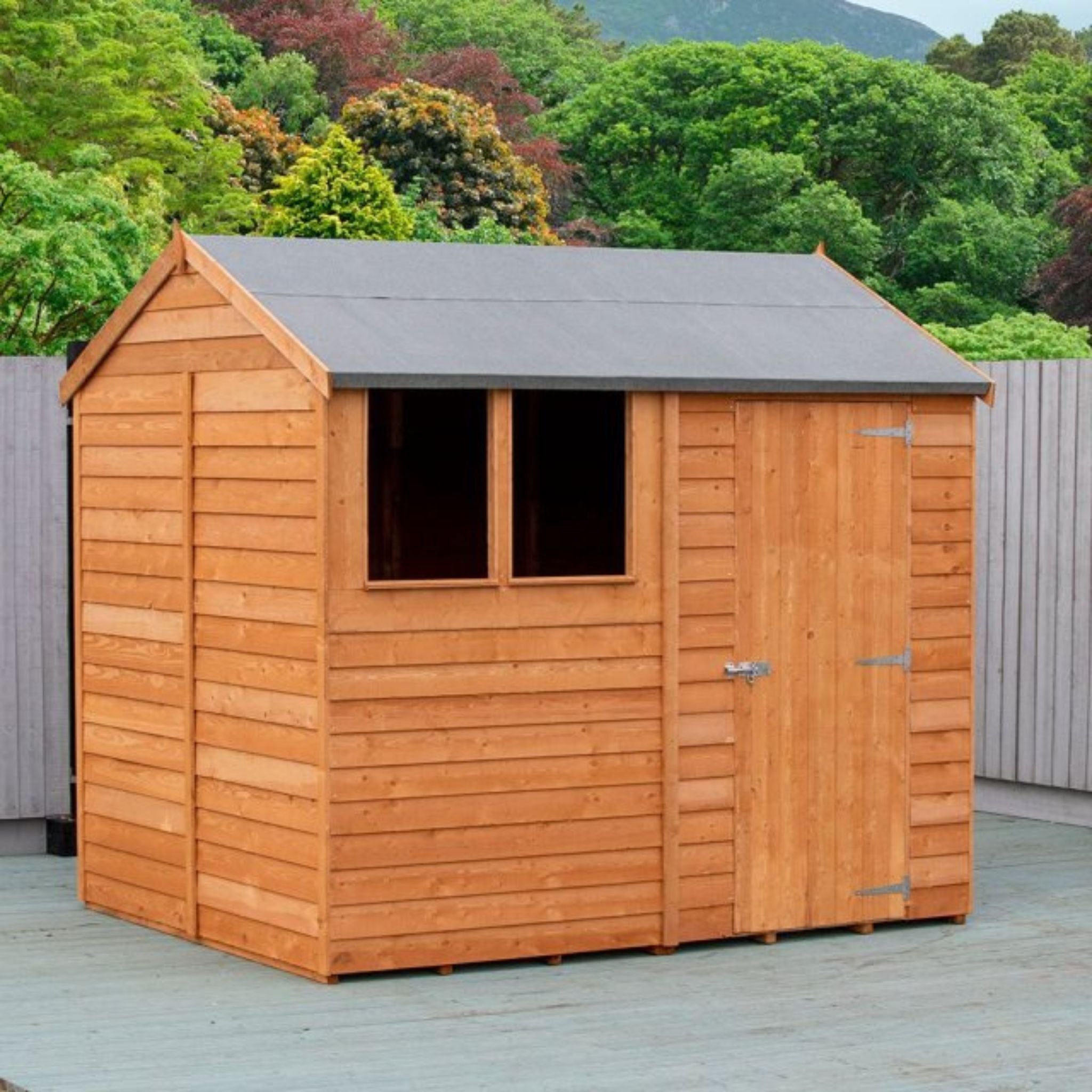 Shire Garden Value Overlap Reverse Apex Shed (Available in 6x4 & 6x8) – Garden Life Stores