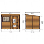 Shire Pent Shed 8x6