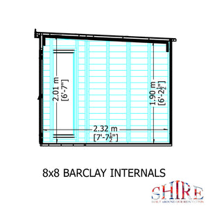 Shire Barclay Summerhouse 8x8