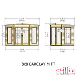 Shire Barclay Summerhouse 8x8