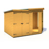 Shire Barclay Summerhouse with Side Shed - 8x12